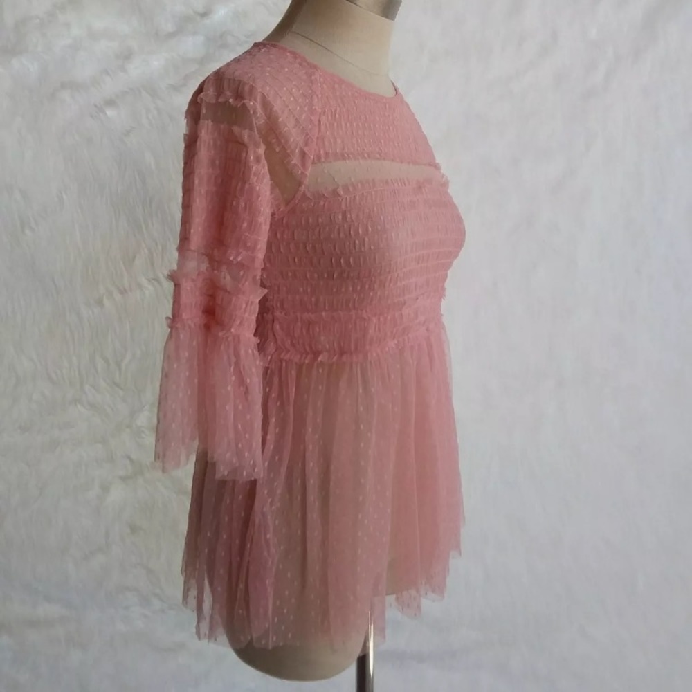 Pink Tulle Top - Picture 11 of 12